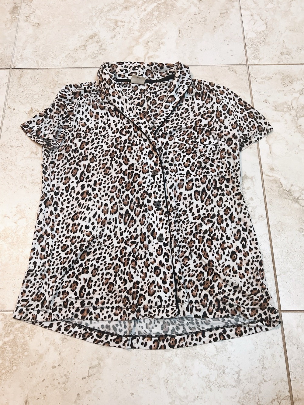 Free- Soma leopard pj top